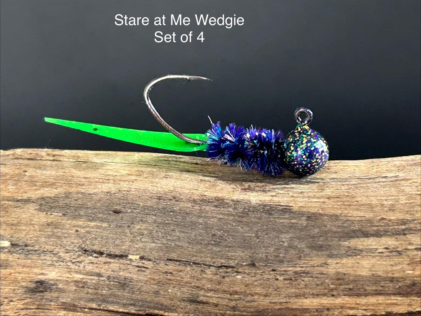 Wedge tail crappie jigs