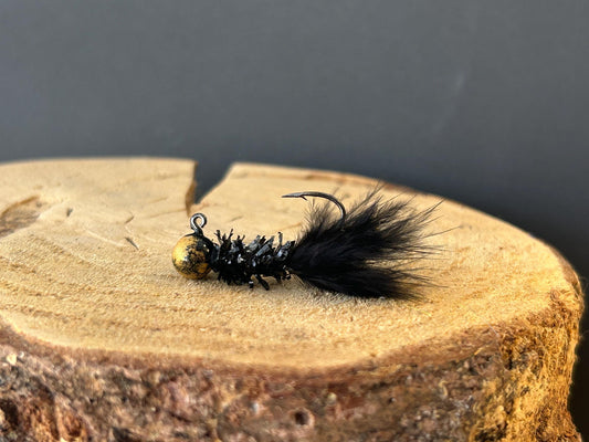 Marabou crappie jigs