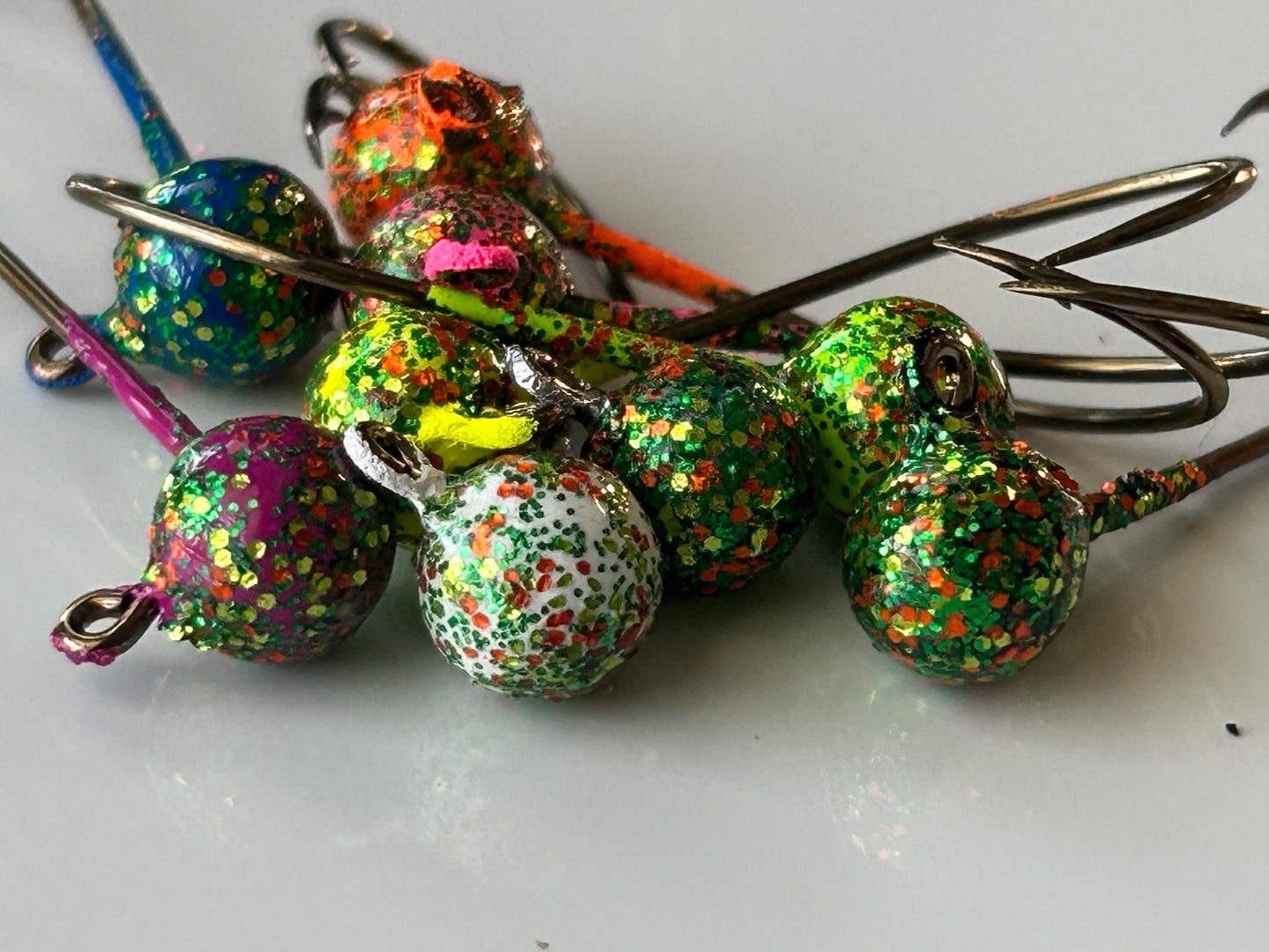 GREEN FIRE TIGER ball jig heads