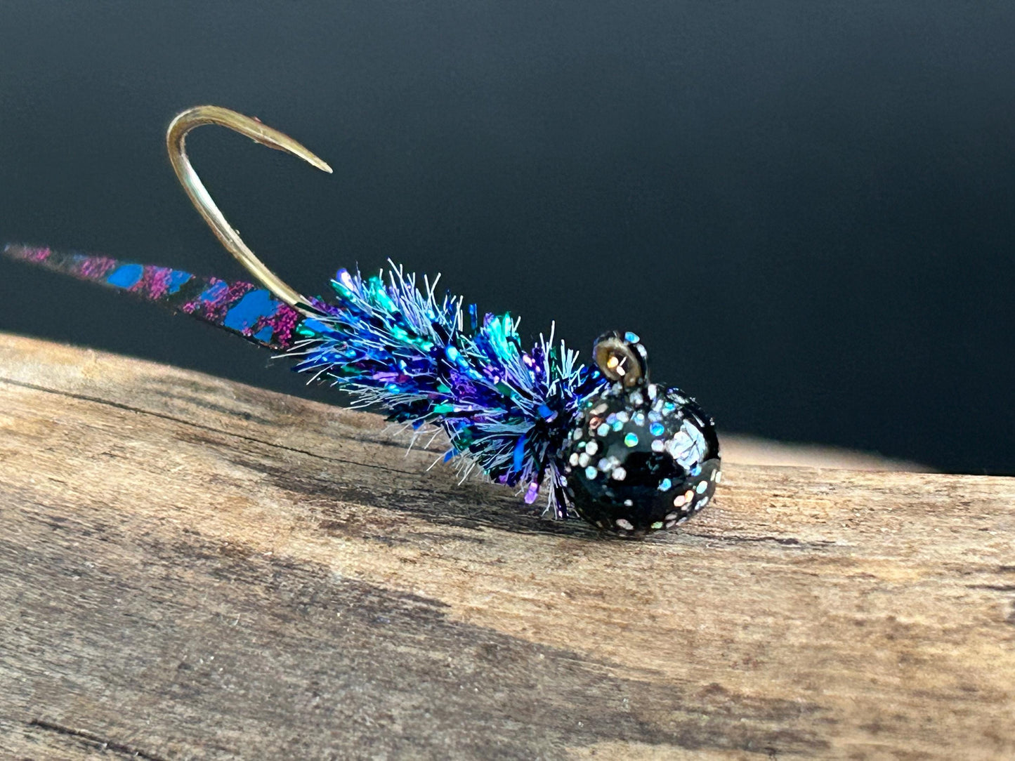 Wedge tail crappie jigs