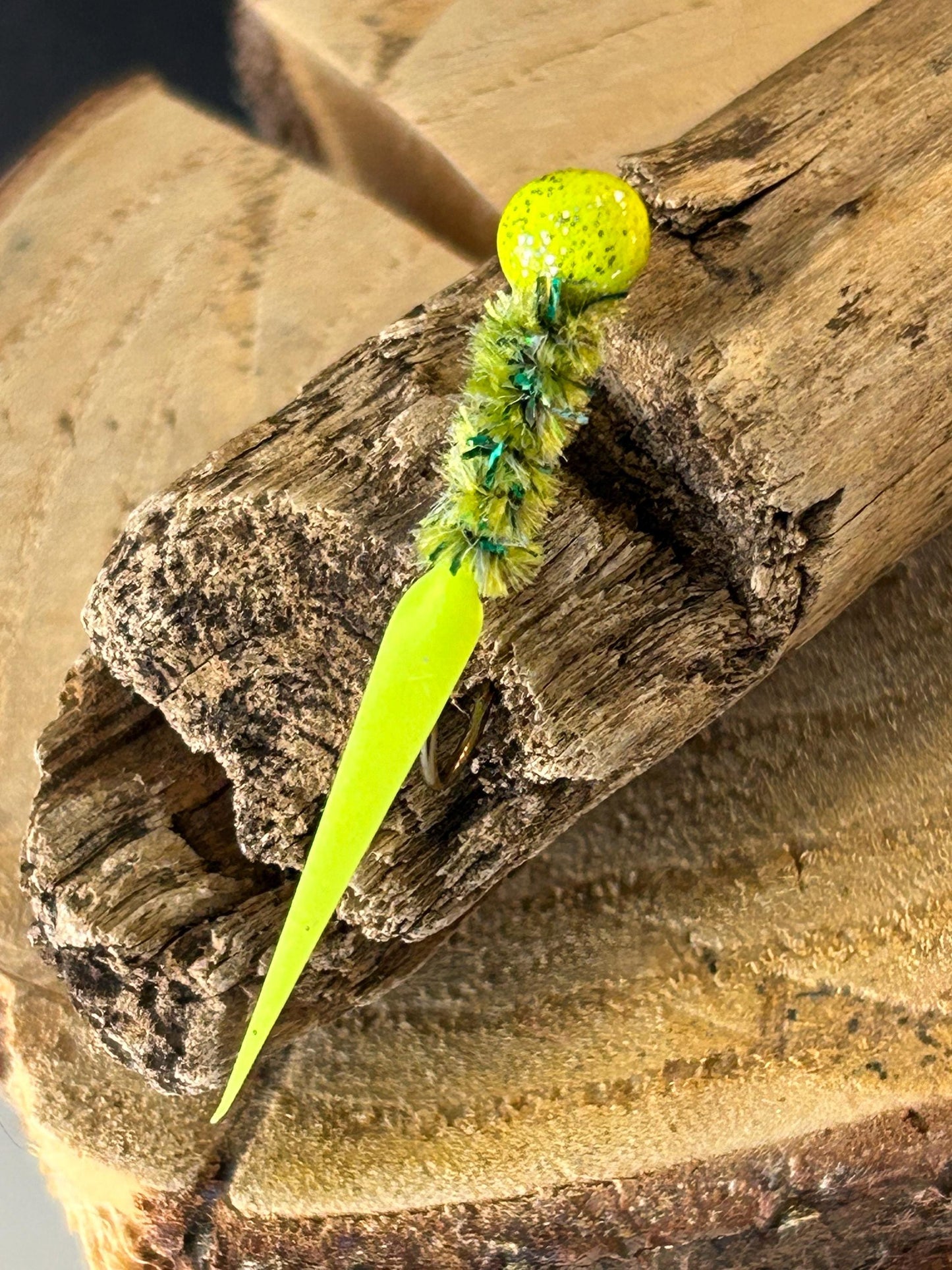 Wedge tail crappie jigs