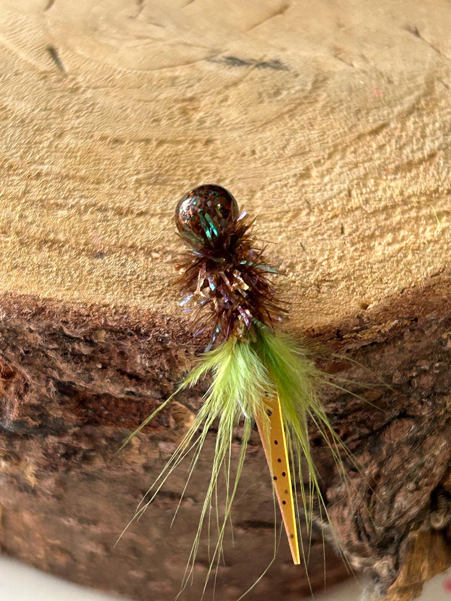 Wedge tail crappie jigs