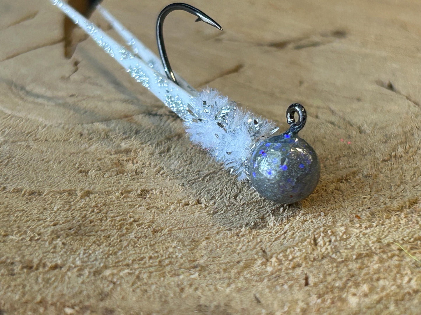 Split tail crappie jigs