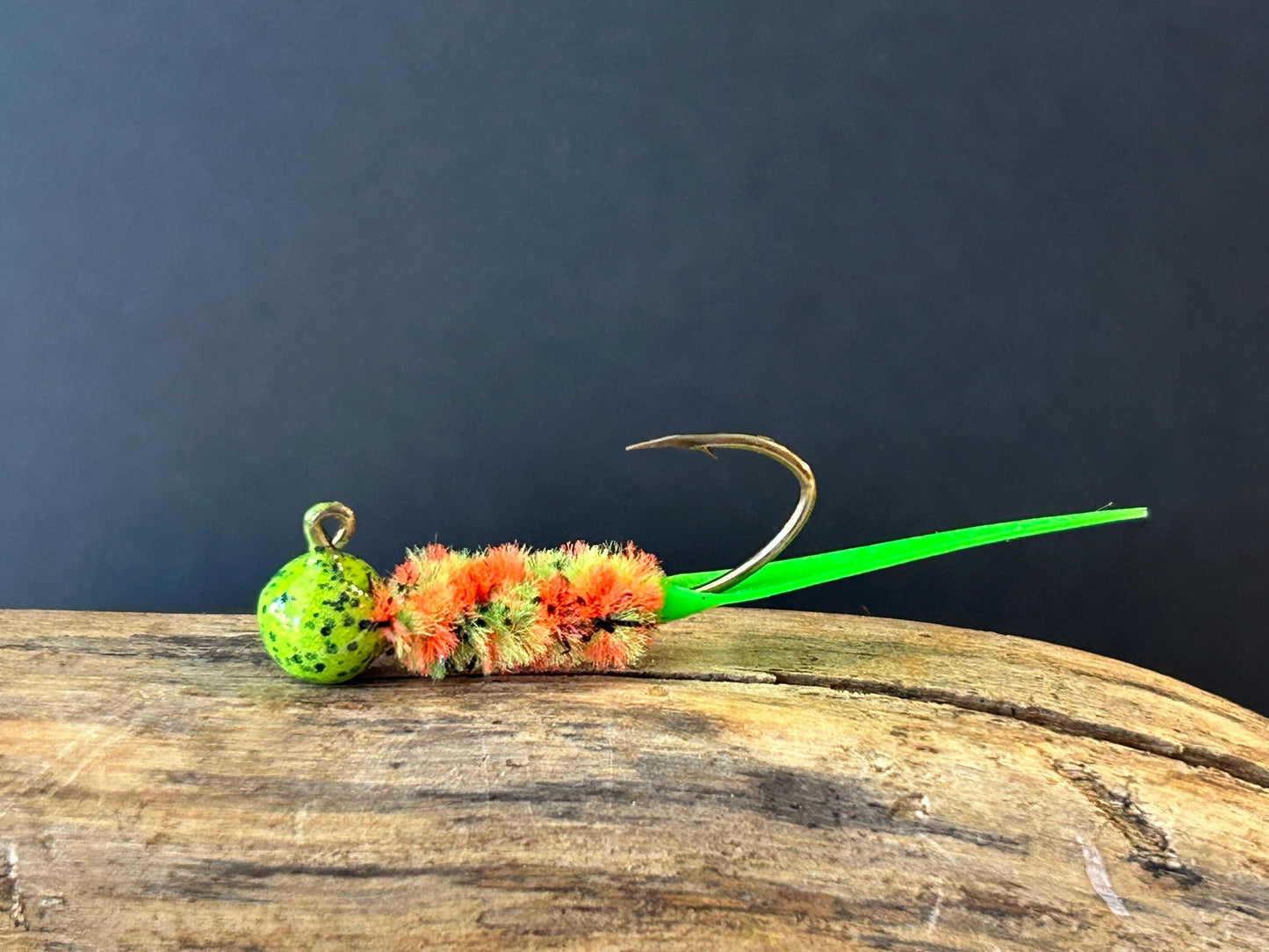 Wedge tail crappie jigs