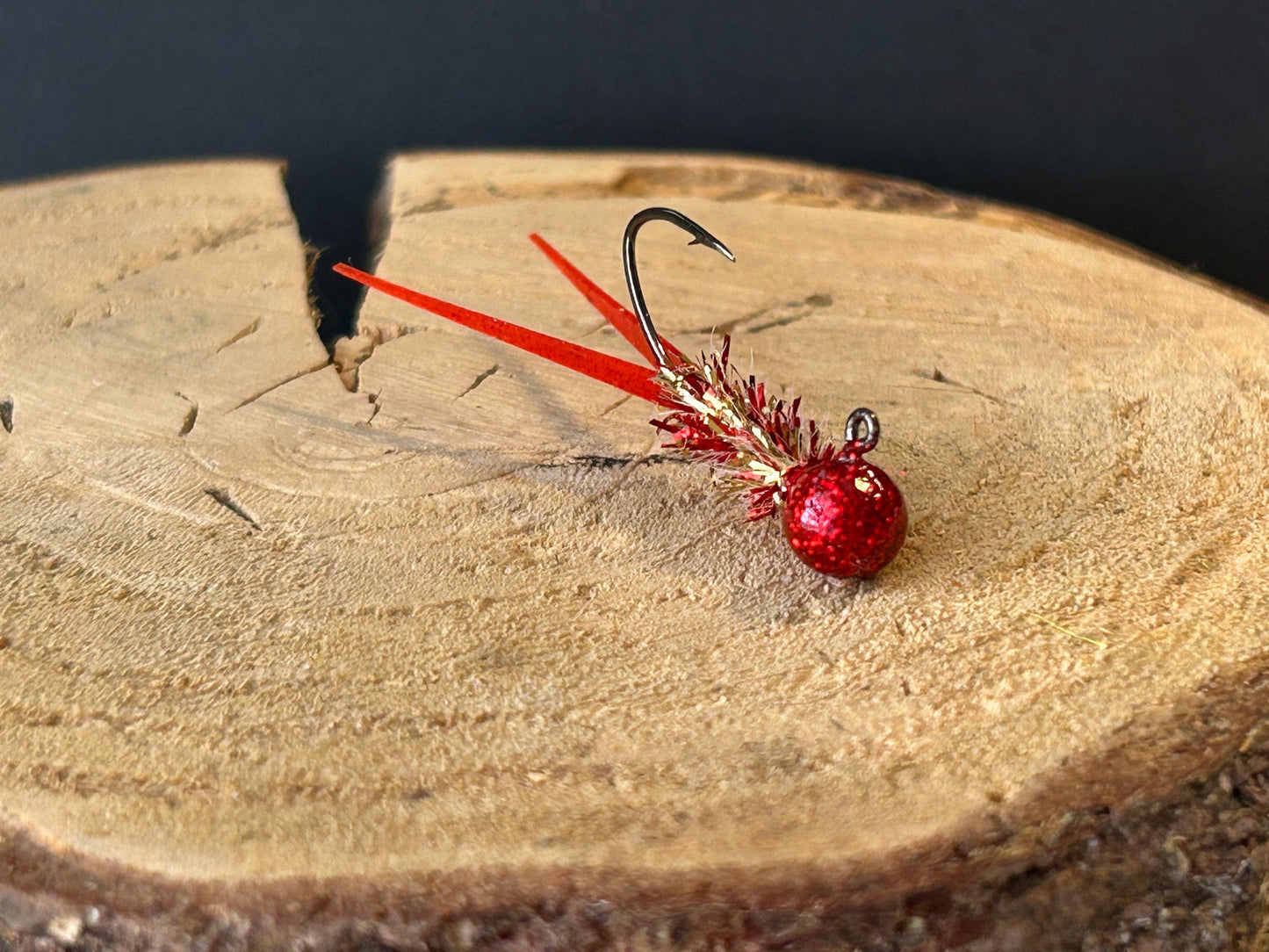 Split tail crappie jigs