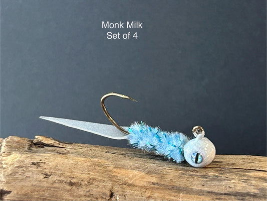 Wedge tail crappie jigs