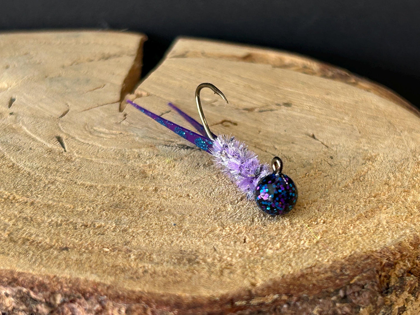 Split tail crappie jigs