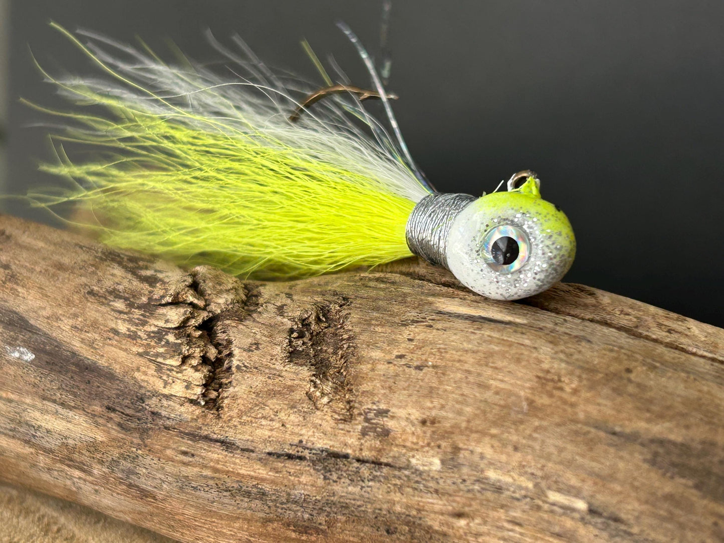 Hand tied walleye jigs