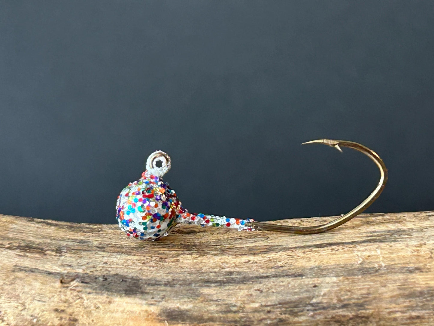 RAINBOW GLITTER ball jig heads