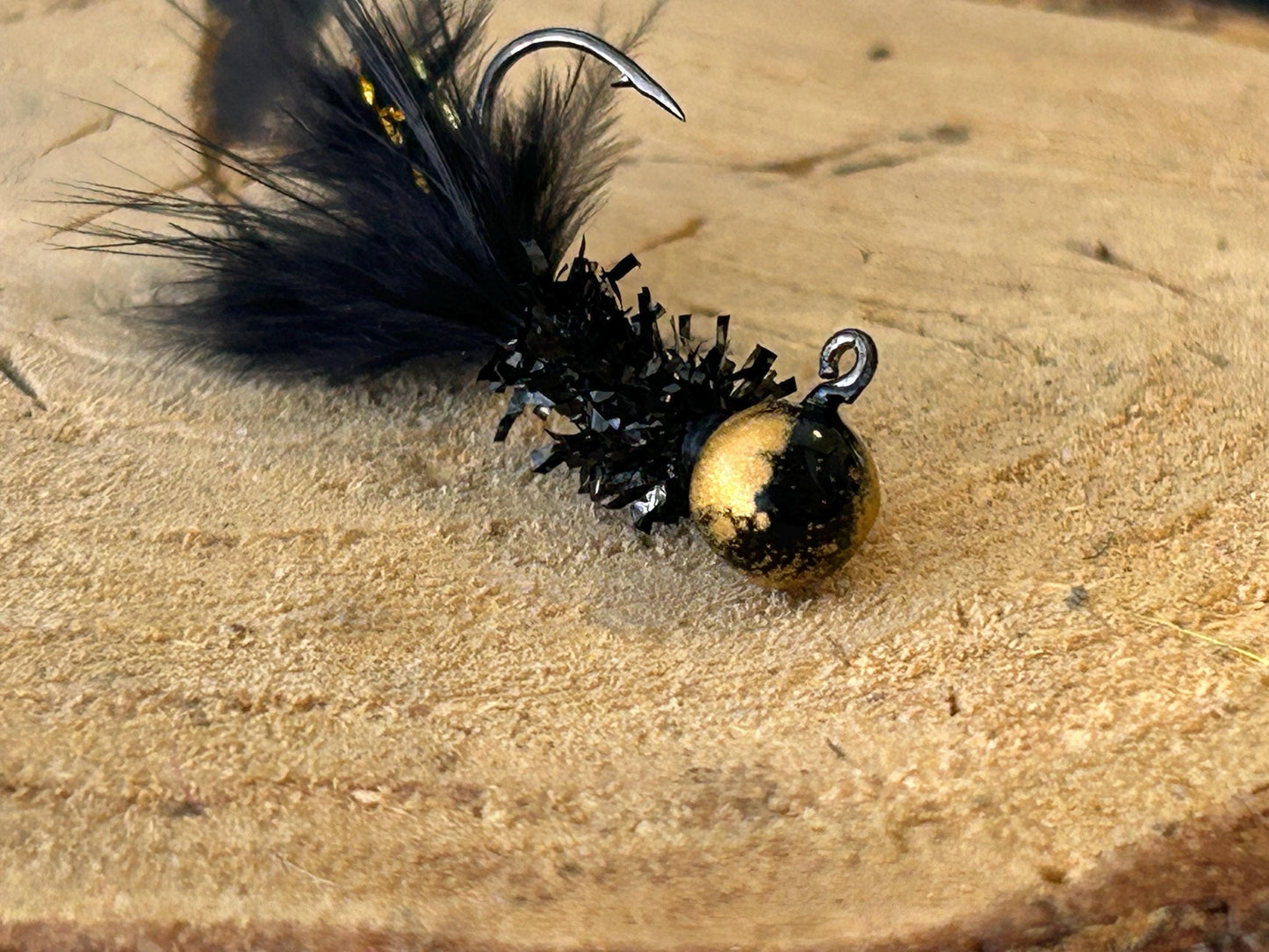 Marabou crappie jigs