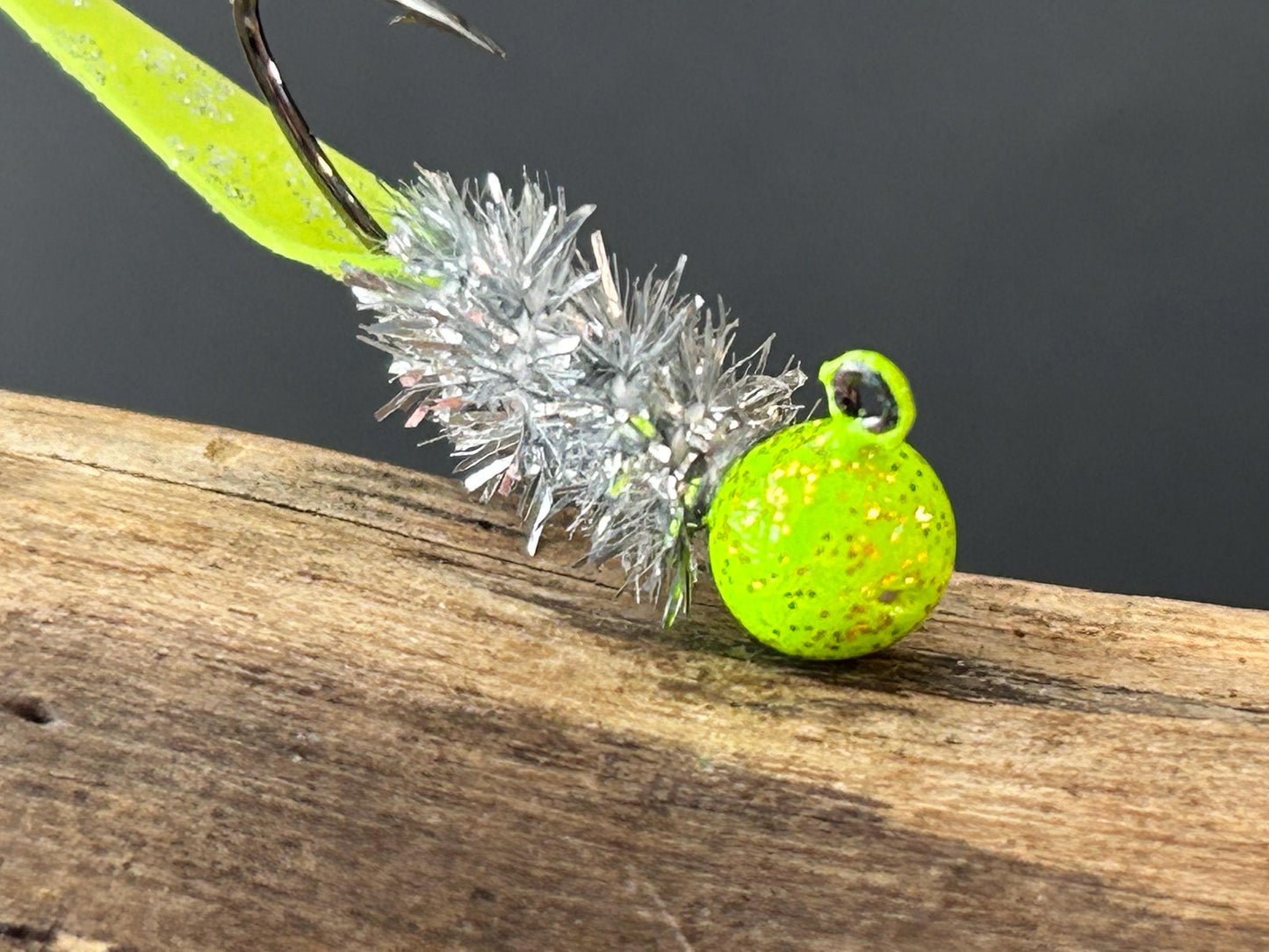 Wedge tail crappie jigs